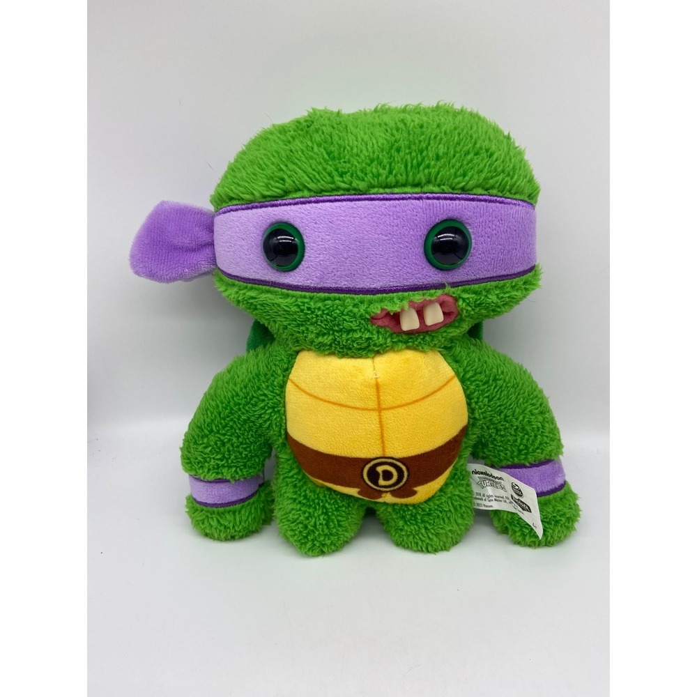 Fuggler TMNT Plush Donatello Green Purple Mask Funny Ugly Monster Nickelodeon